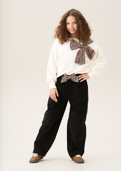 Paige Bow Shoulder Sweatshirt