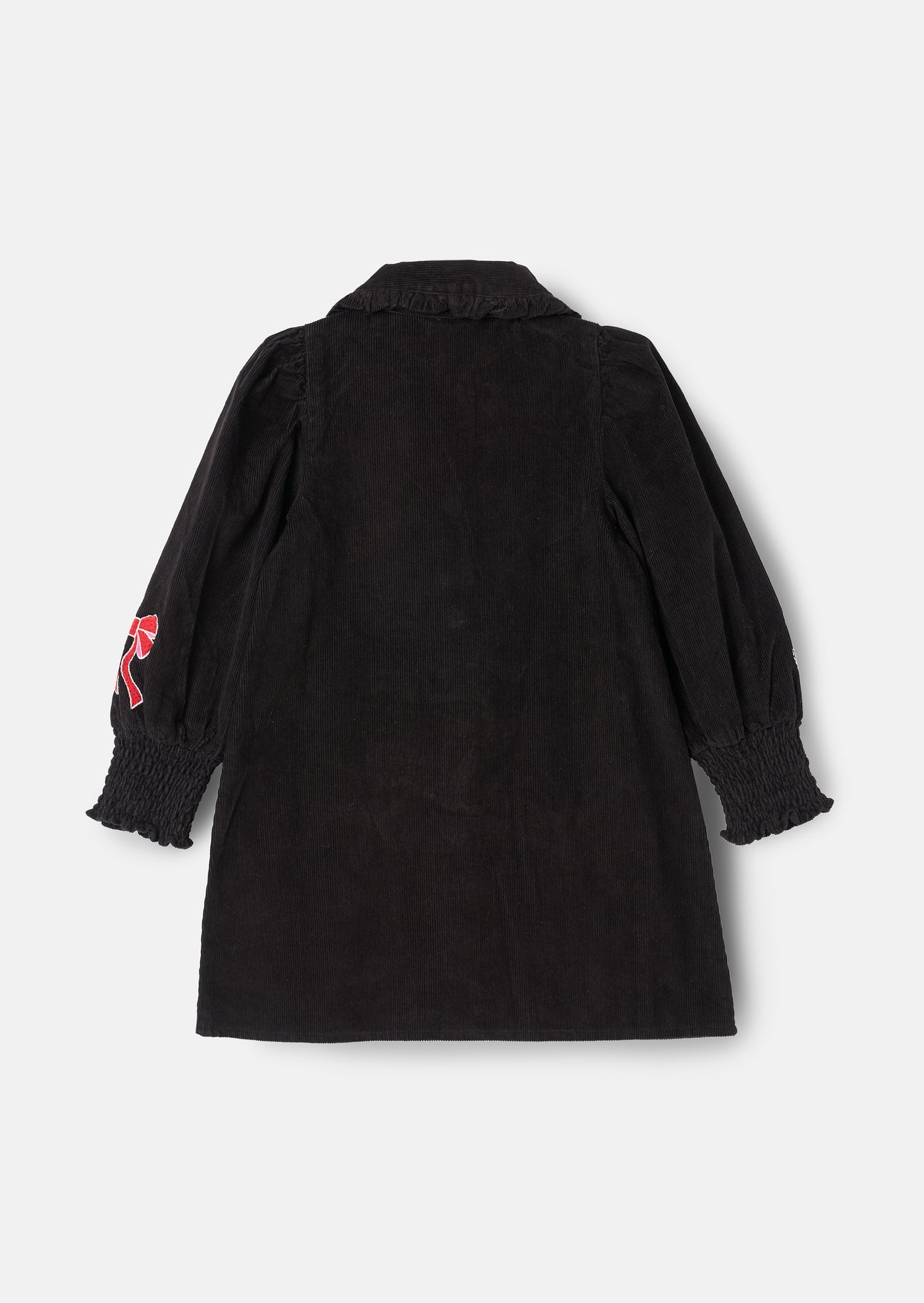 Connie Embroidered Cord Shirt Dress