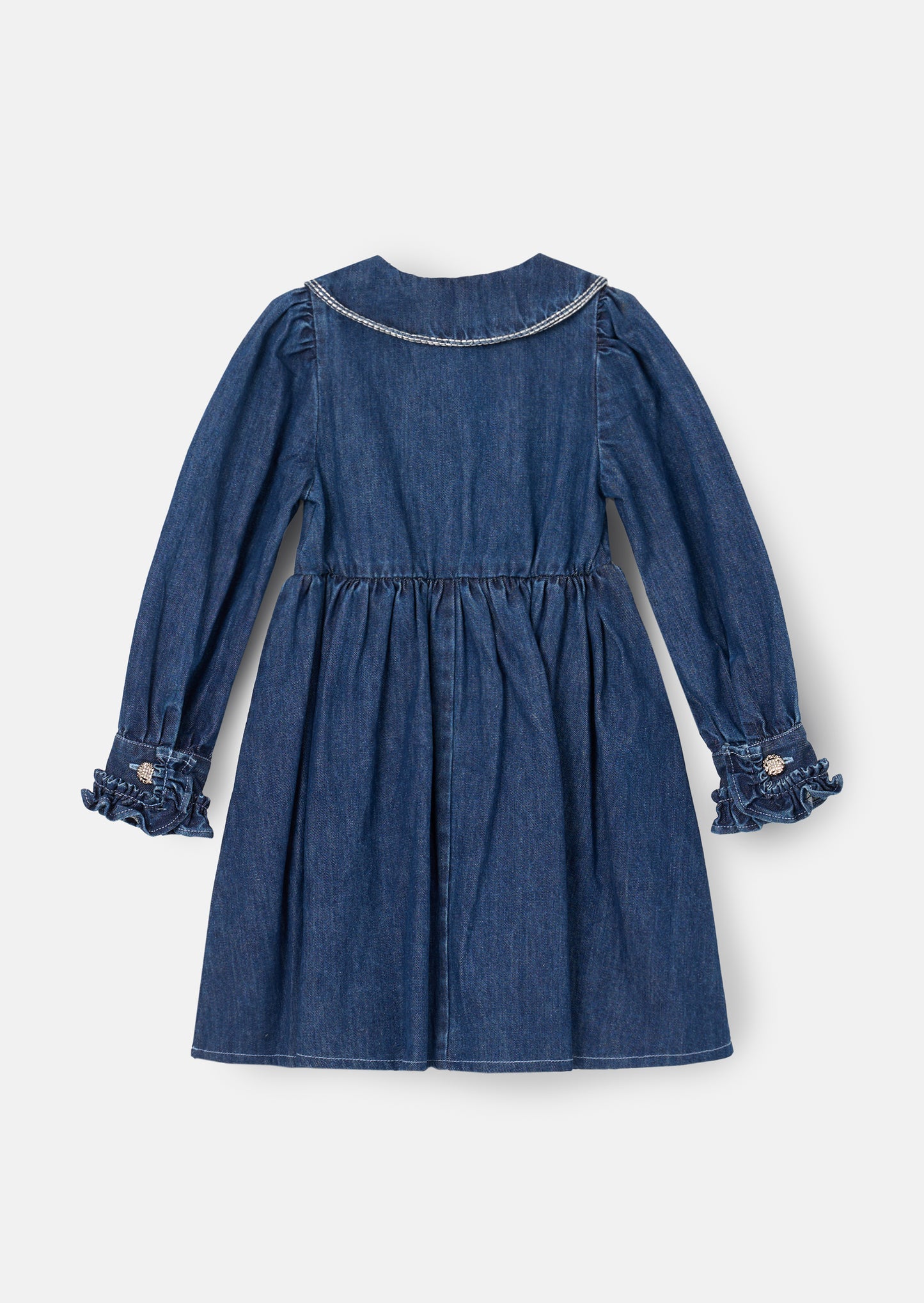 Paige Diamonte Embellished Denim Dress