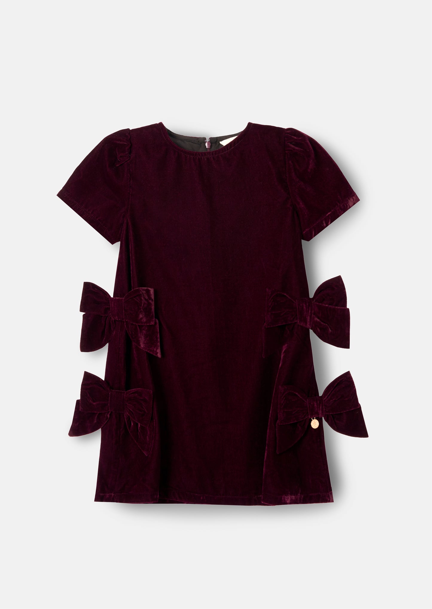 Olivia Velvet Bow Shift Dress