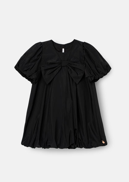 Nadia Puffball Bow Collar Dress