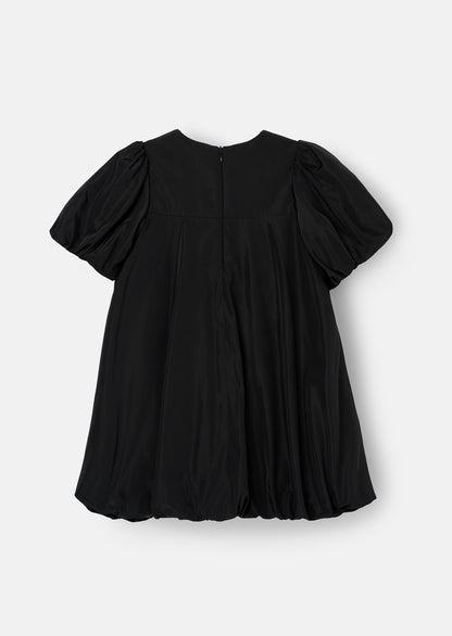 Nadia Puffball Bow Collar Dress