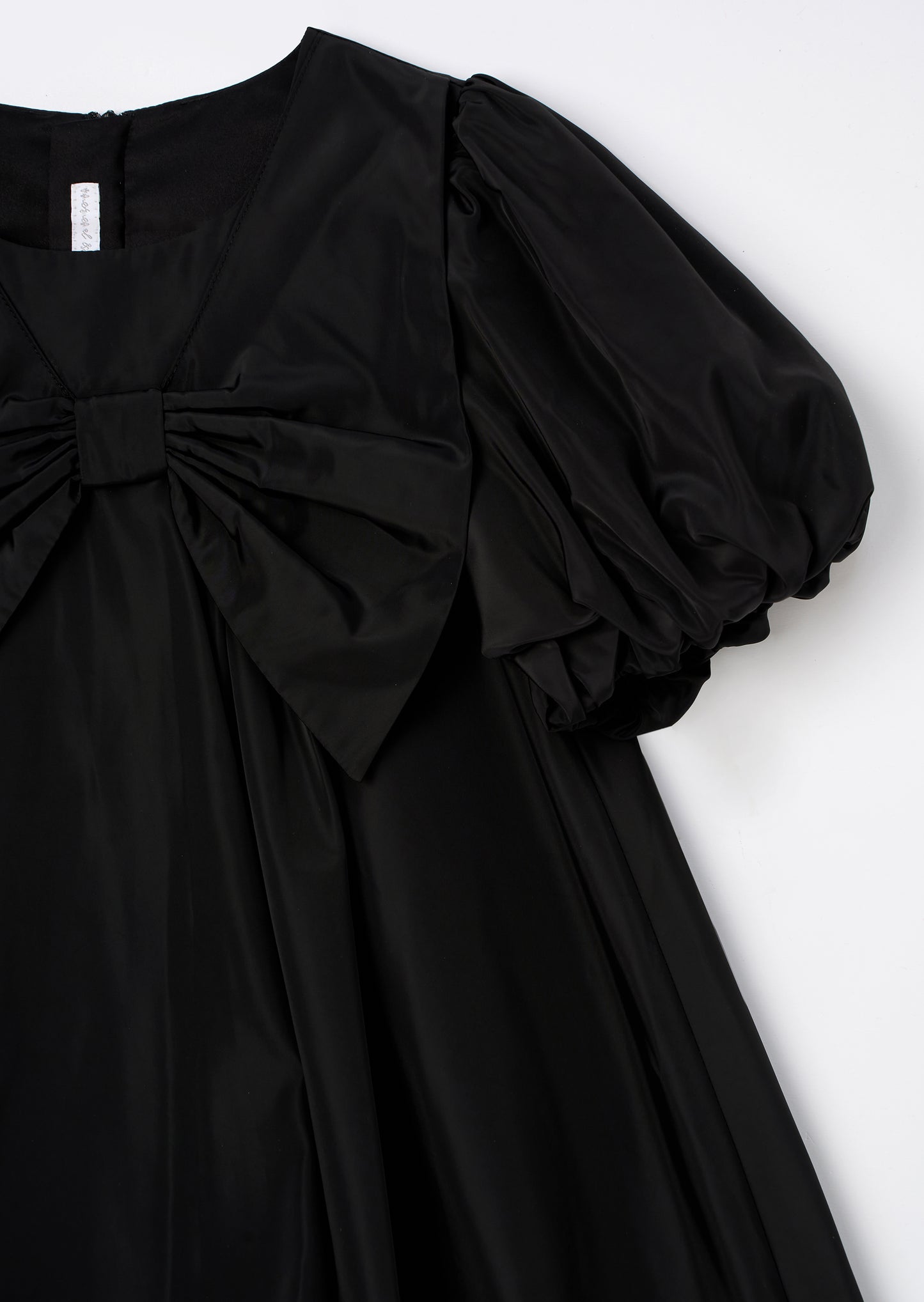 Nadia Puffball Bow Collar Dress