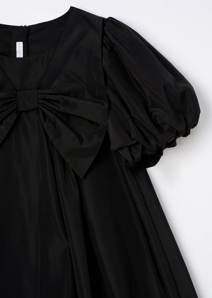 Nadia Puffball Bow Collar Dress
