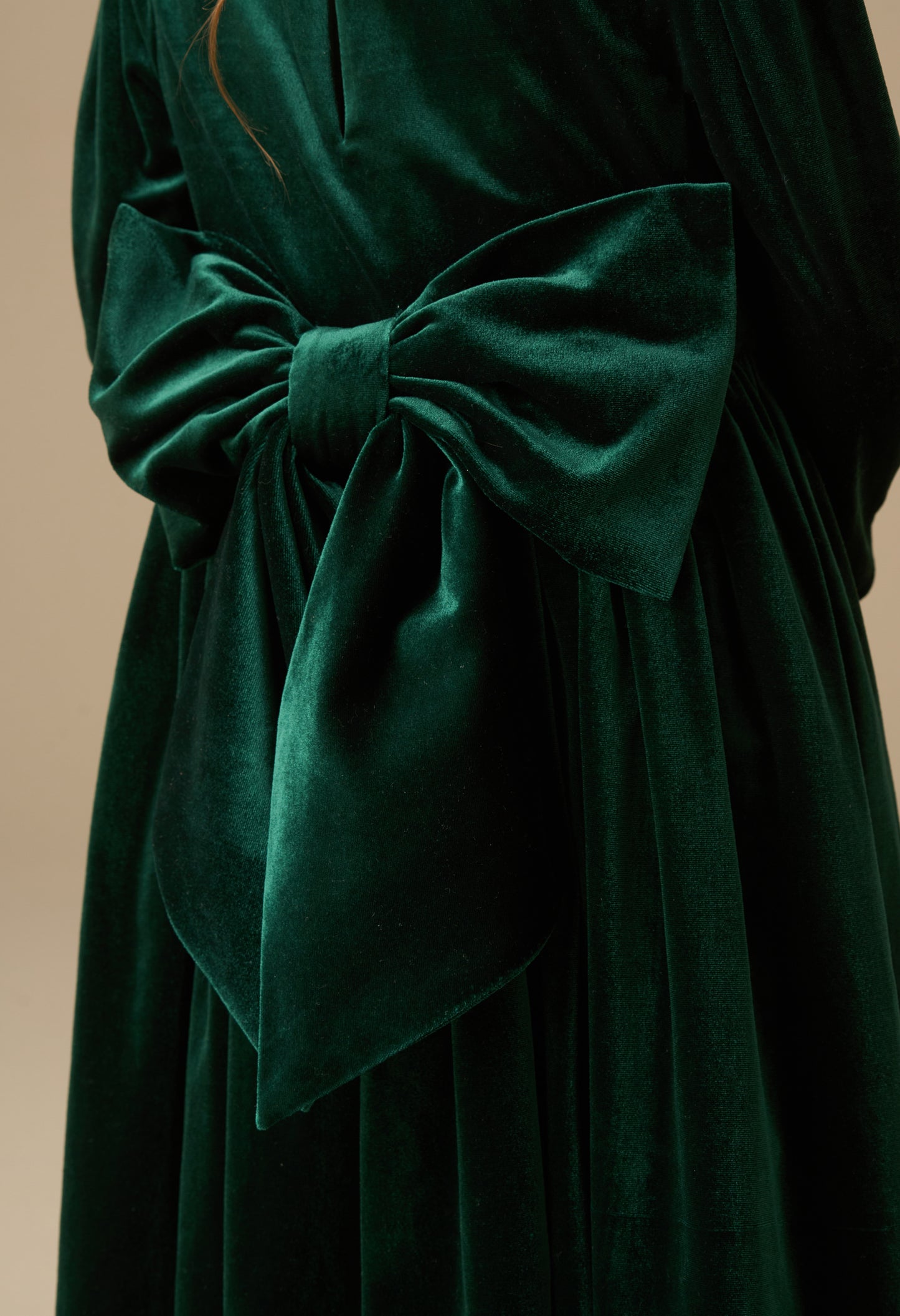 Grace Velvet Bow Back Dress