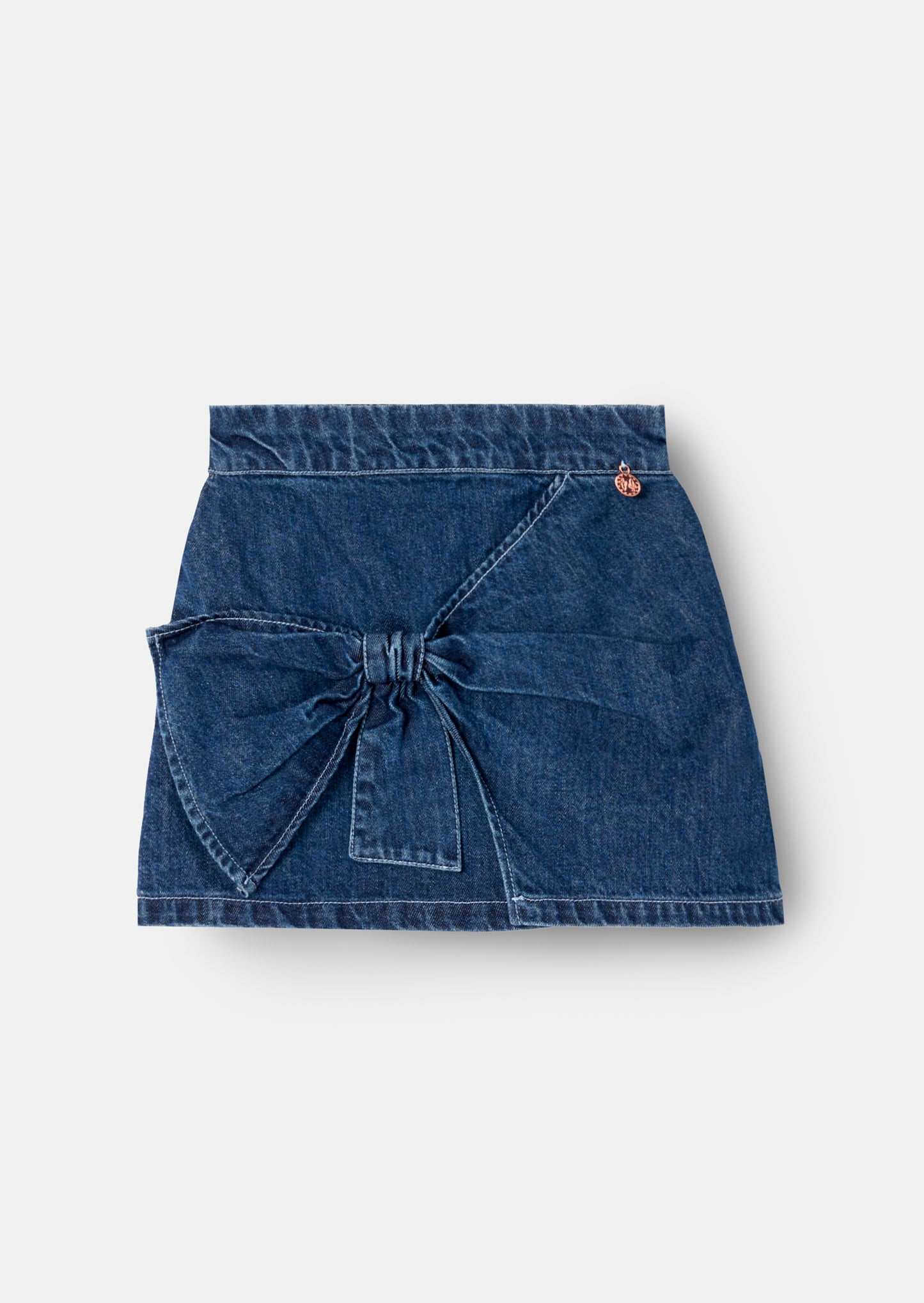Casey Denim Bow Aline Skirt