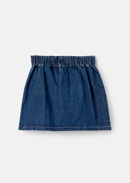 Casey Denim Bow Aline Skirt