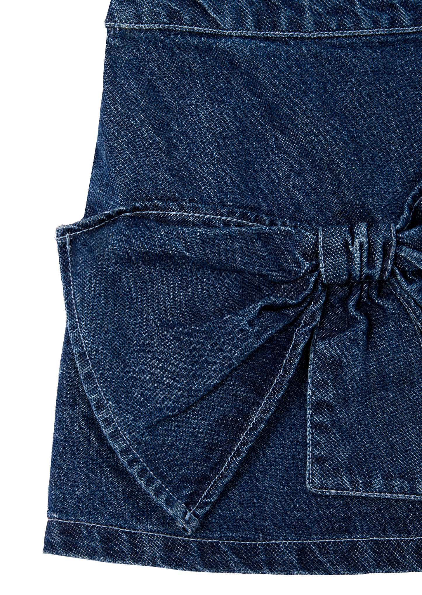 Casey Denim Bow Aline Skirt