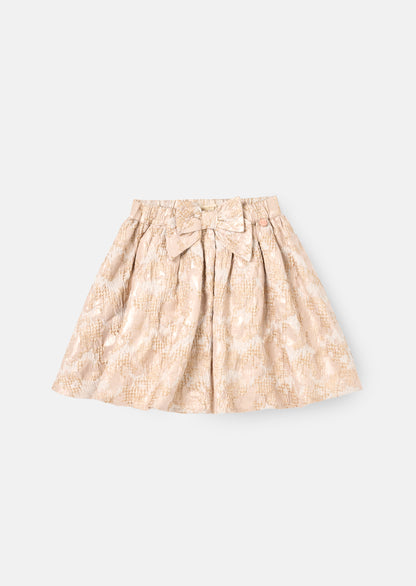 Etta Metallic Jacquard Skirt