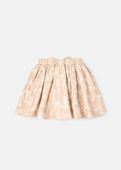 Etta Metallic Jacquard Skirt
