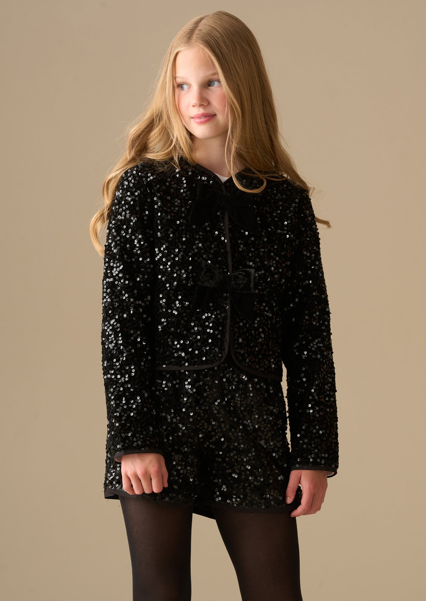 Leona Mesh Sequin Short