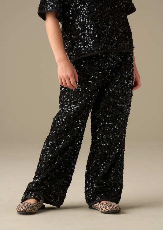 Leona Mesh Sequin Trousers