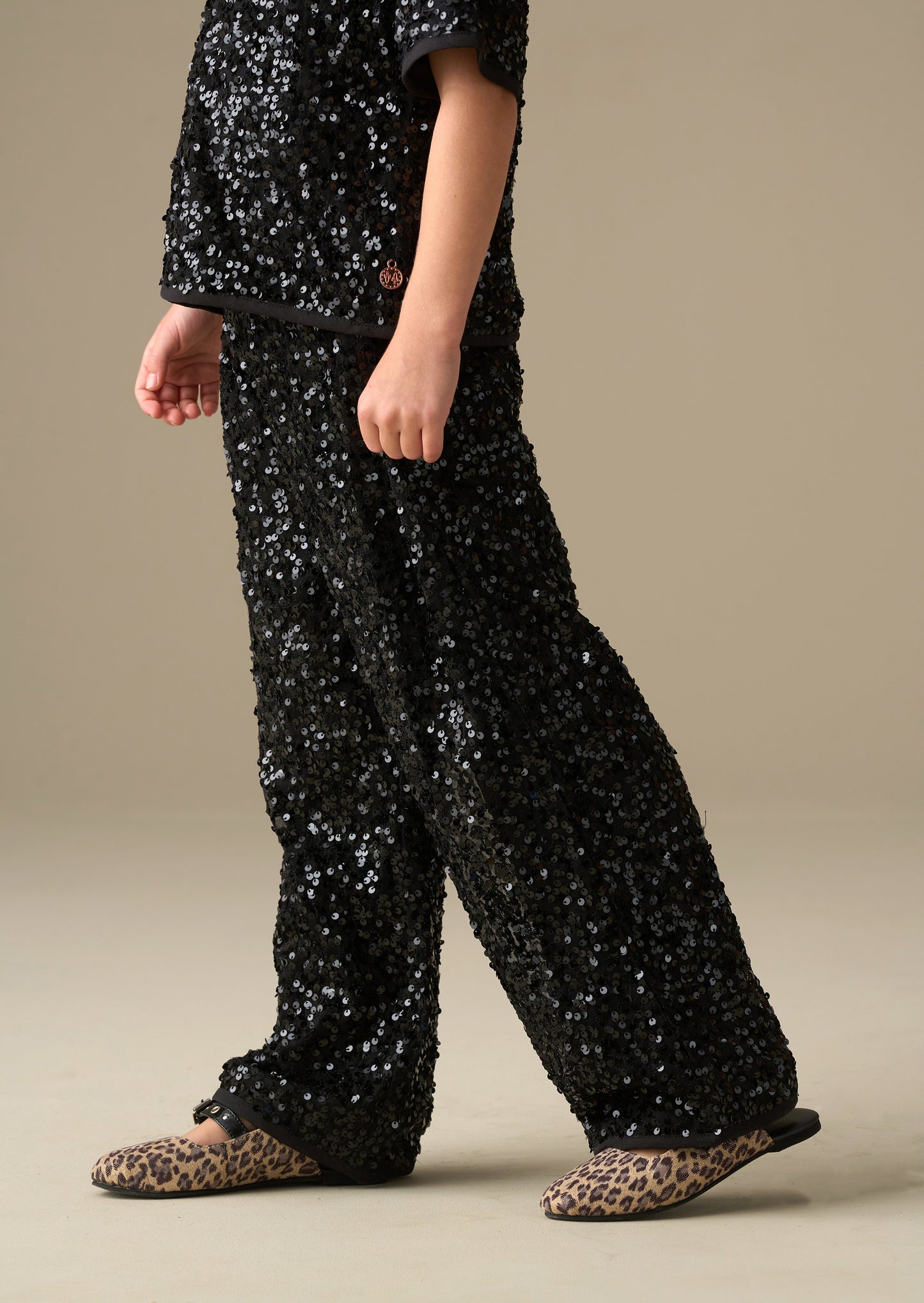 Leona Mesh Sequin Trousers