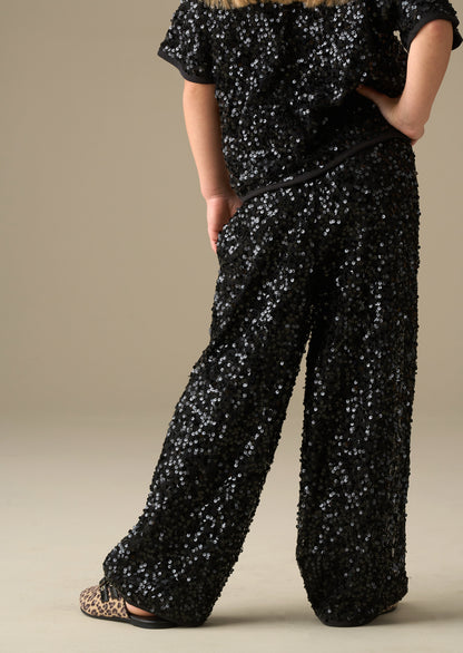 Leona Mesh Sequin Trousers