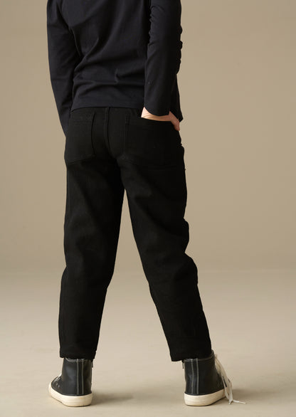 Aylie Beaded Barrel Leg Jean