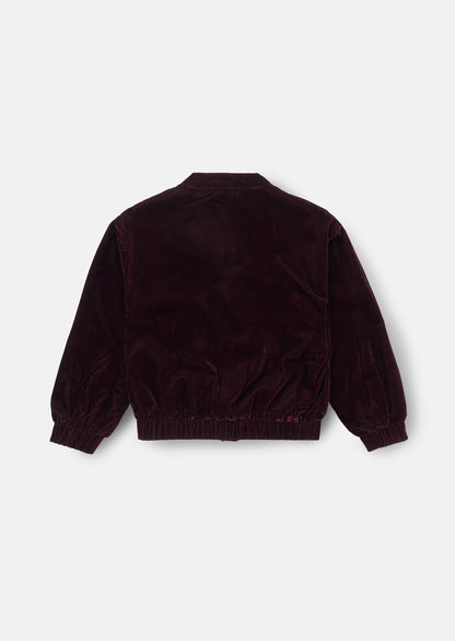 Chloe Velvet Bomber Jacket