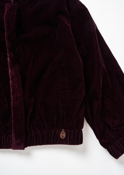Chloe Velvet Bomber Jacket
