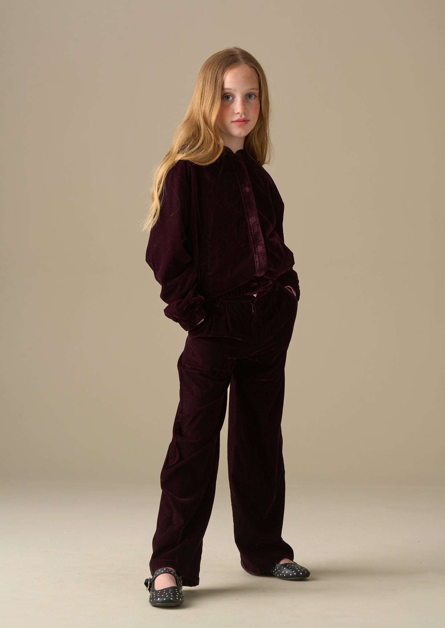 Chloe Velvet Wide Leg Trousers