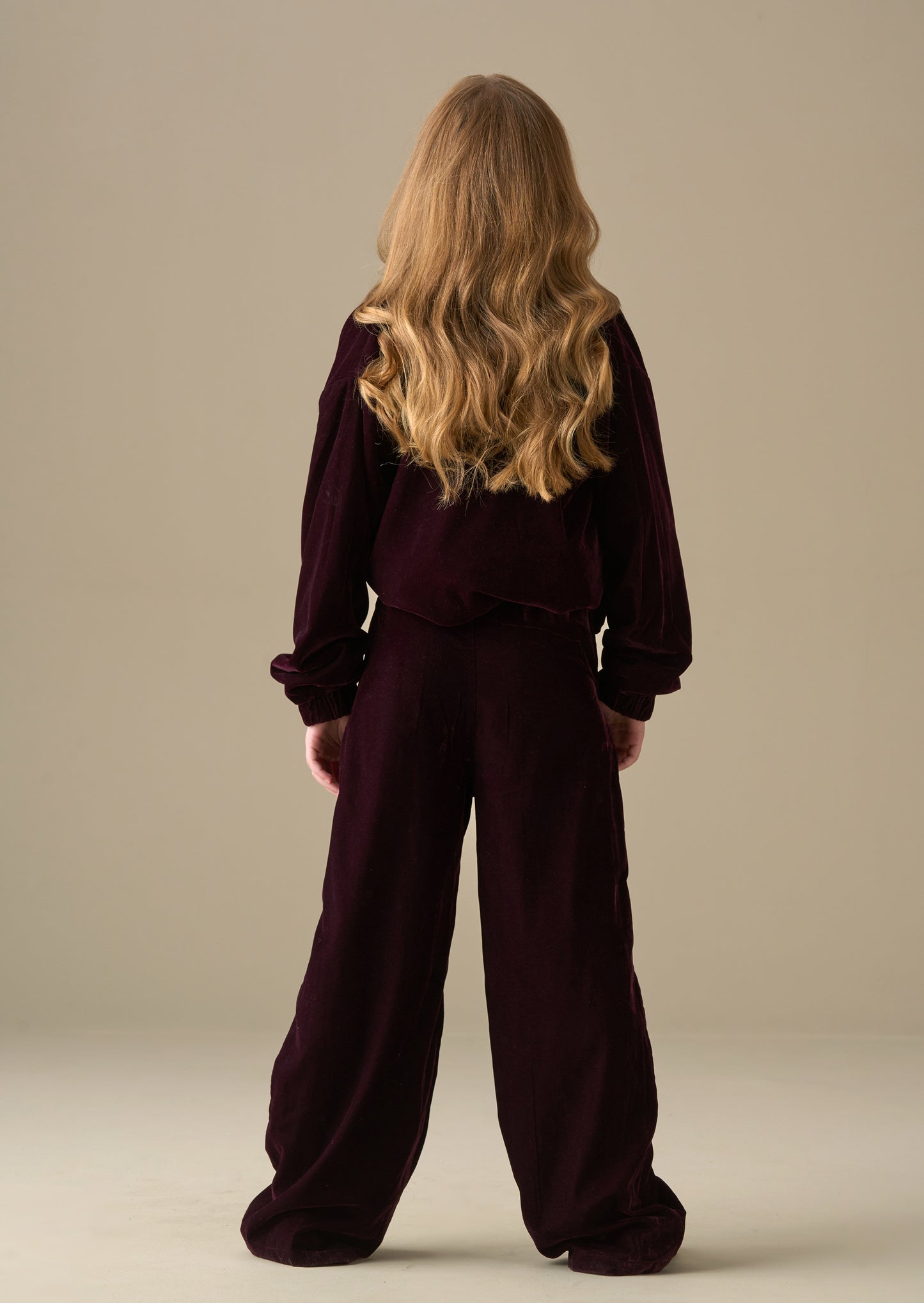 Chloe Velvet Wide Leg Trousers