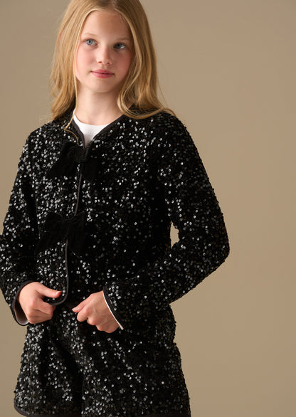 Maisie Velvet Sequin Jacket