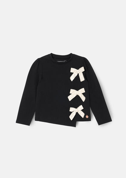 Eliza Asymmetric Bow Ls Top