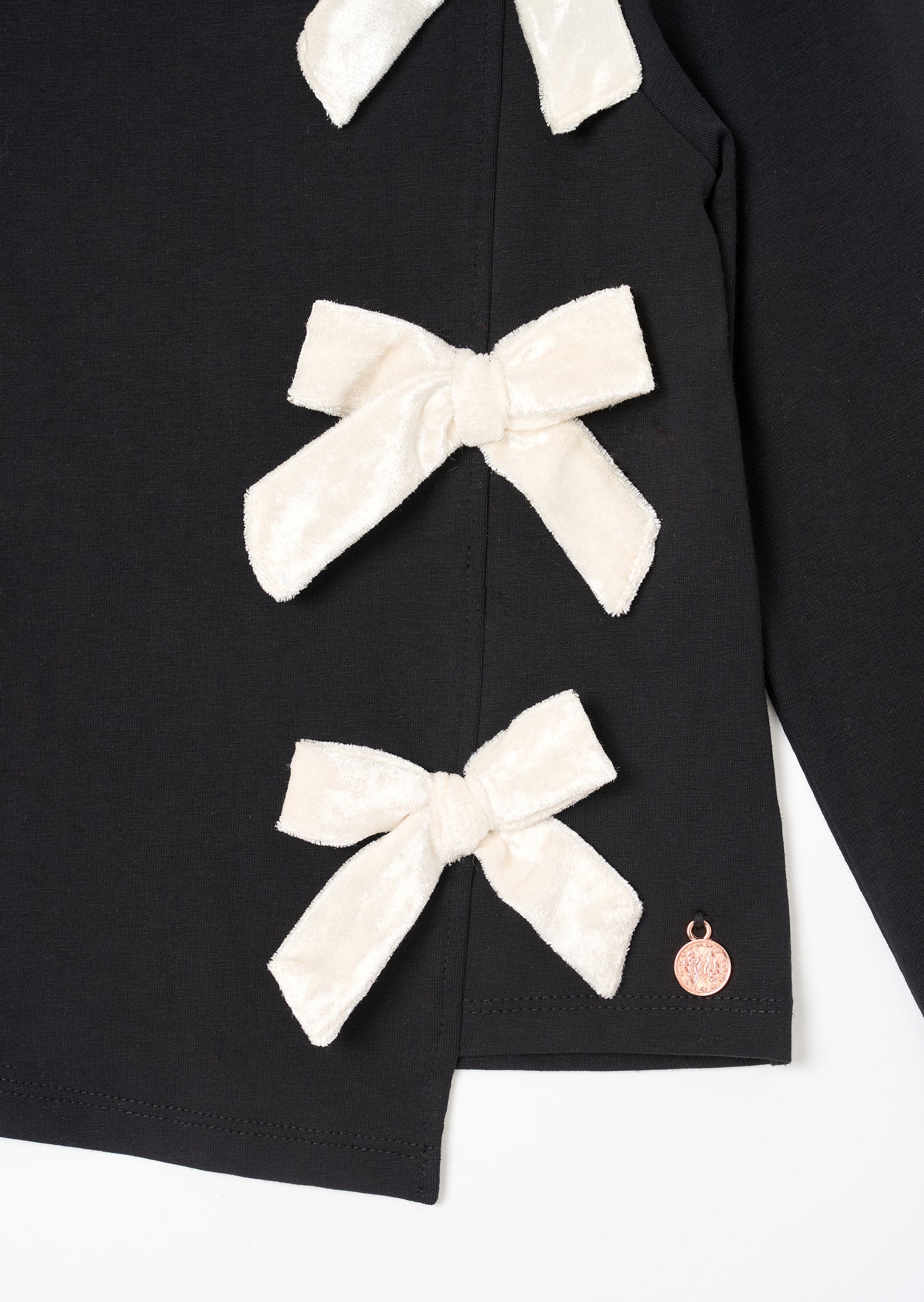 Eliza Asymmetric Bow Ls Top