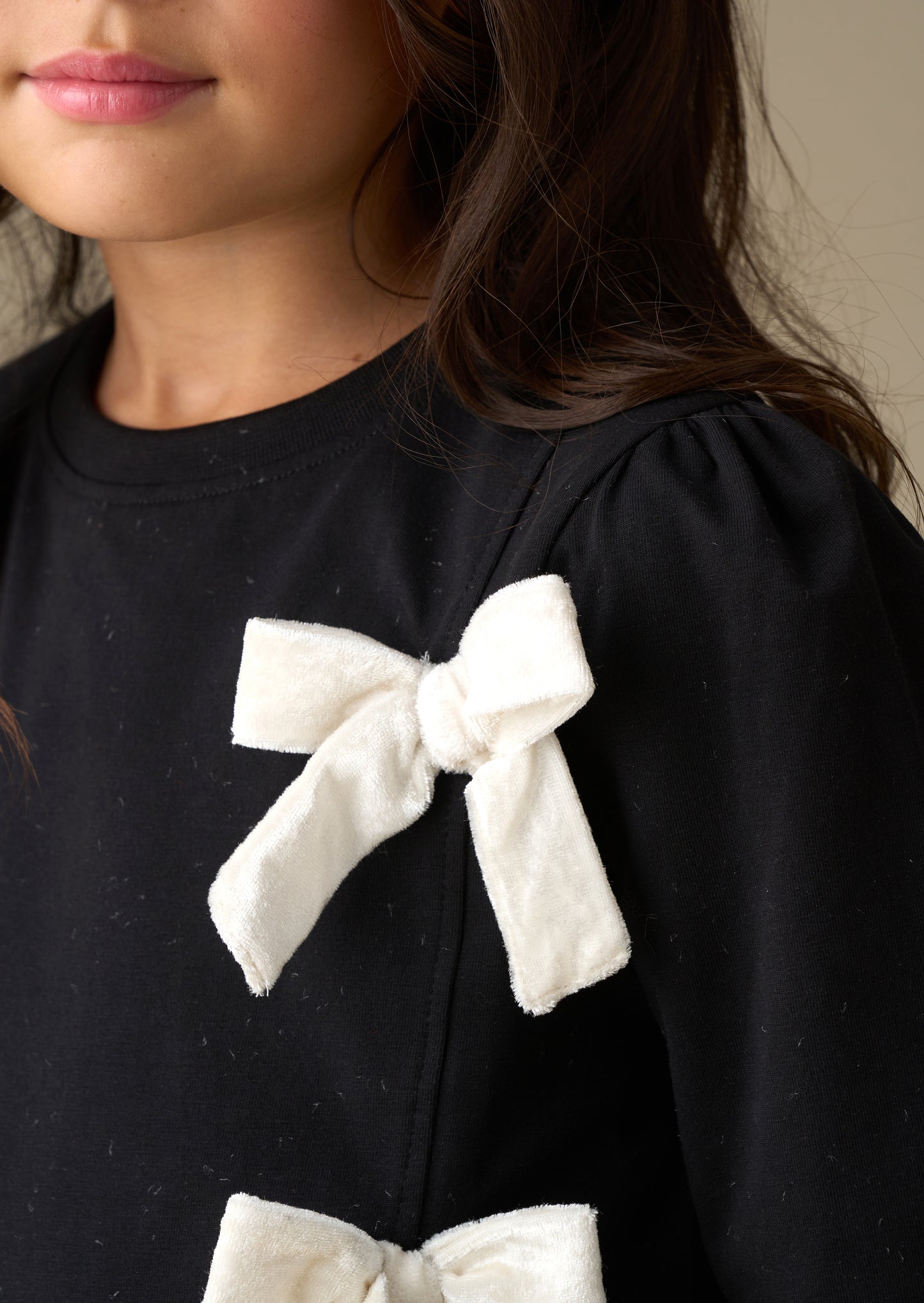 Eliza Asymmetric Bow Ls Top