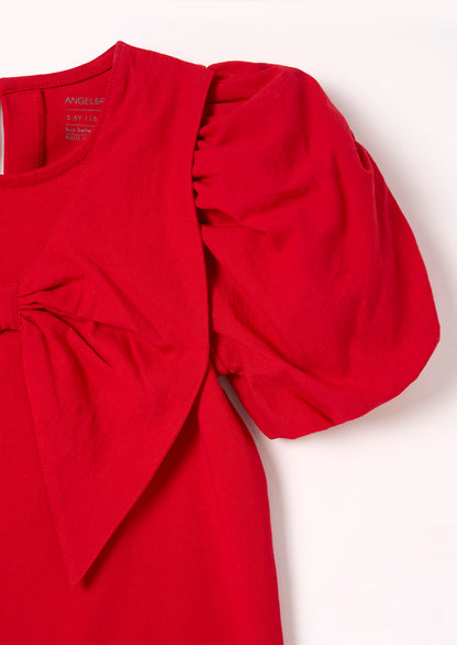 Tilly Woven Collar Puff Sleeve Top