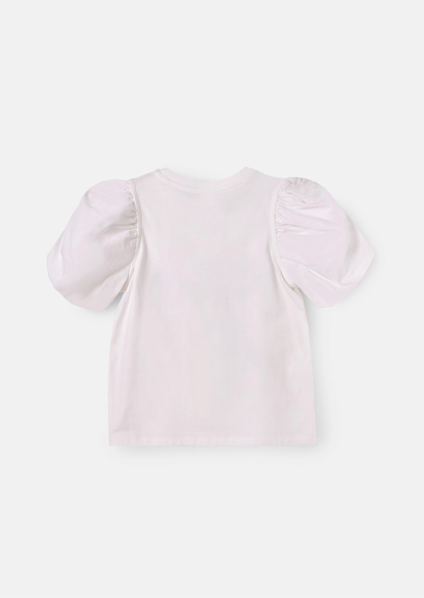 Elodie Disco Ball Embellished Puff Sleeve Tee