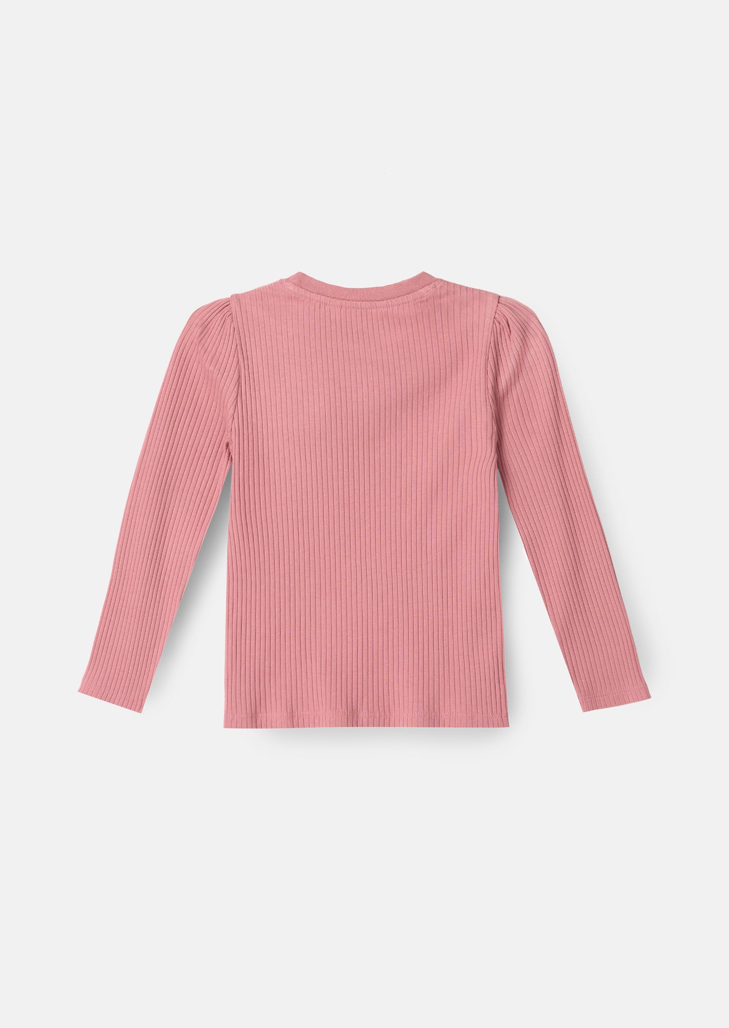 Lizzy Corsage Rib Ls Top