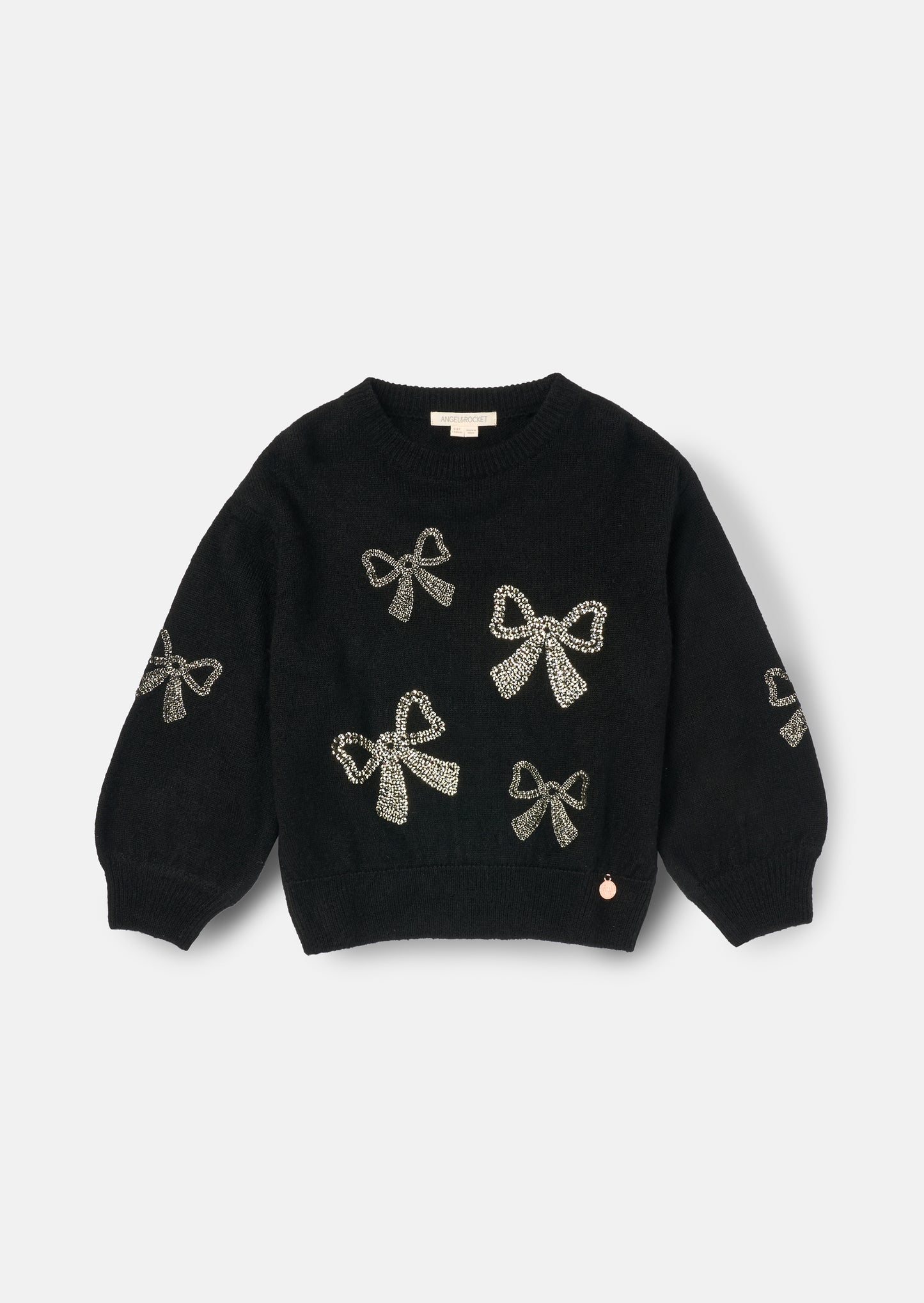 Anna Sequin Bow Jumper