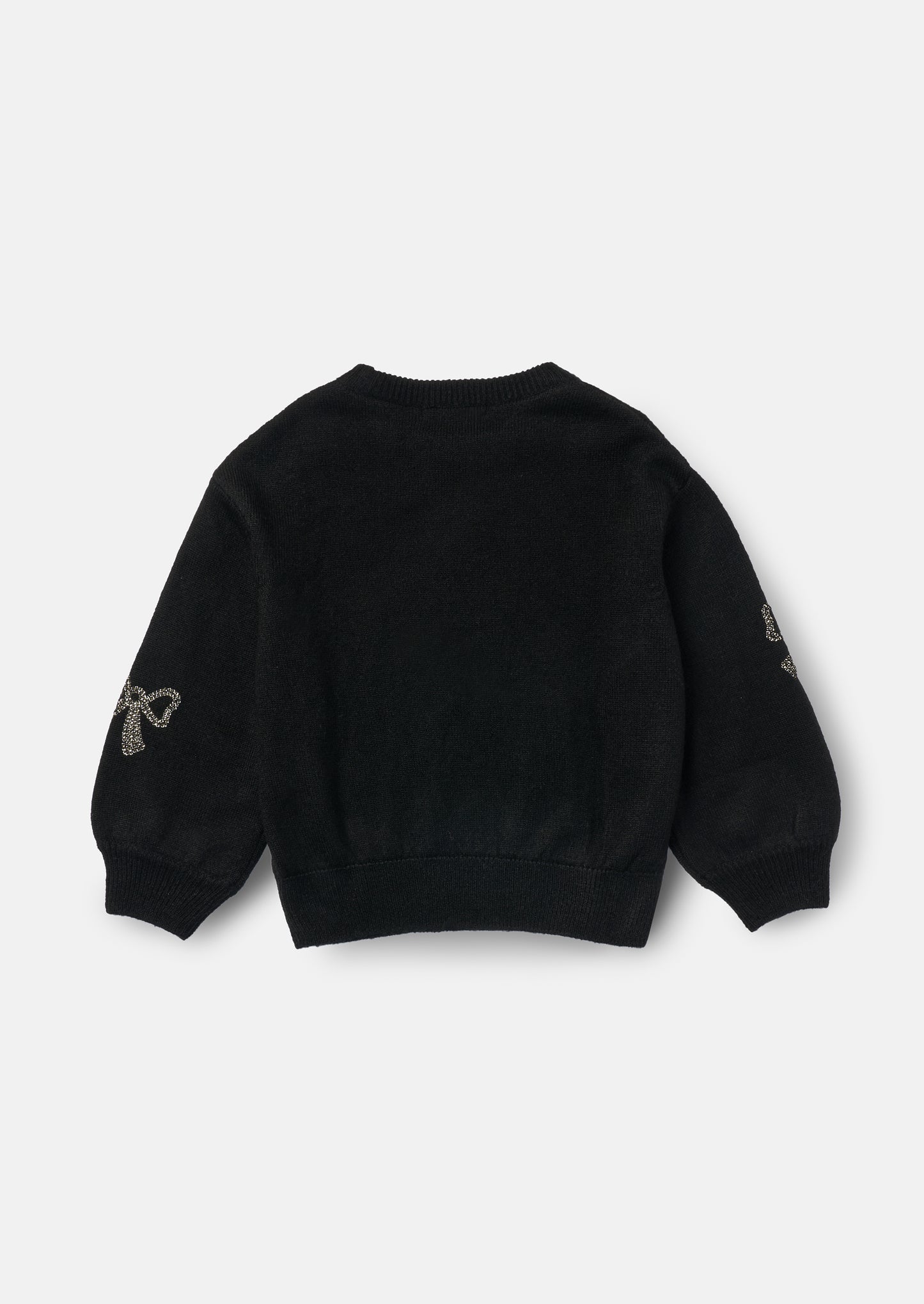 Anna Sequin Bow Jumper