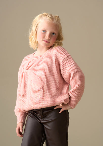 Arya Knitted Bow Jumper