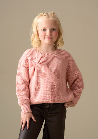 Arya Knitted Bow Jumper