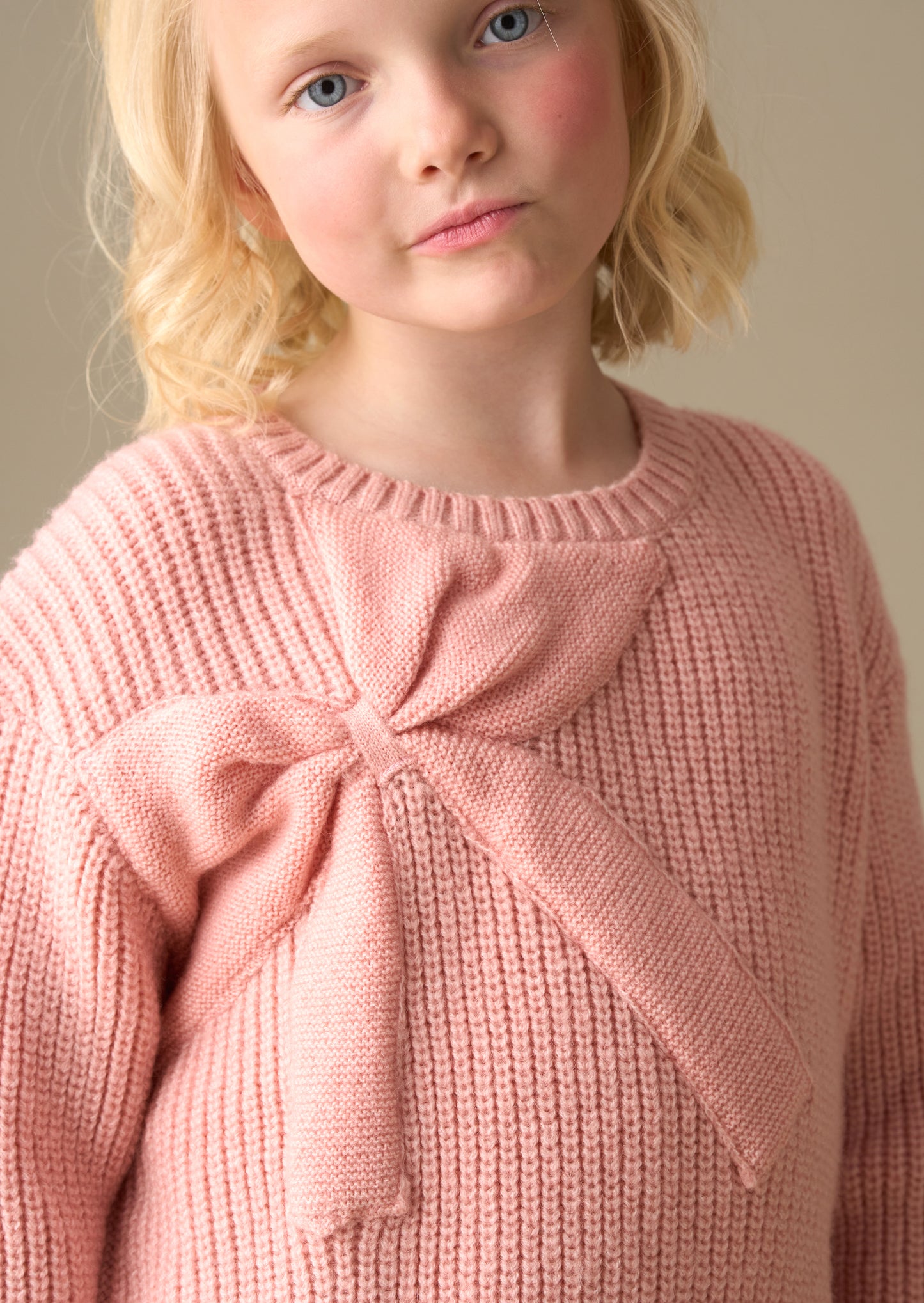 Arya Knitted Bow Jumper