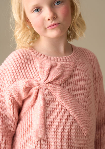 Arya Knitted Bow Jumper