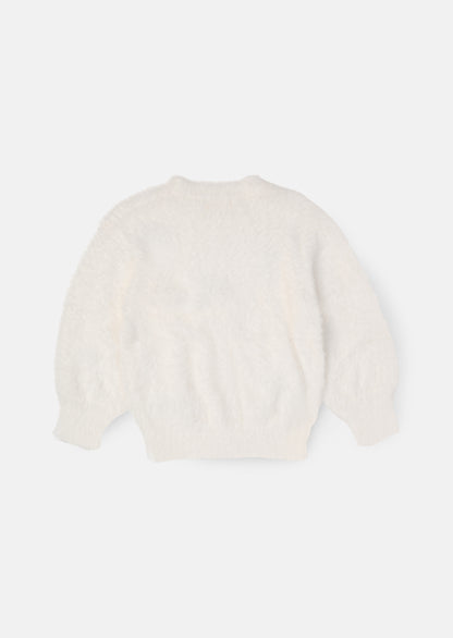 Mia Velvet Bow Eyelash Jumper