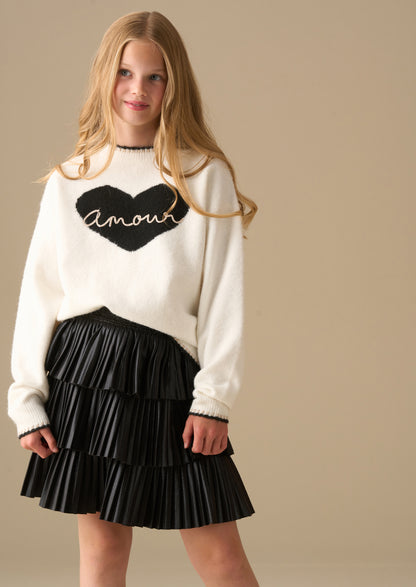 Callie Amour Heart Jumper