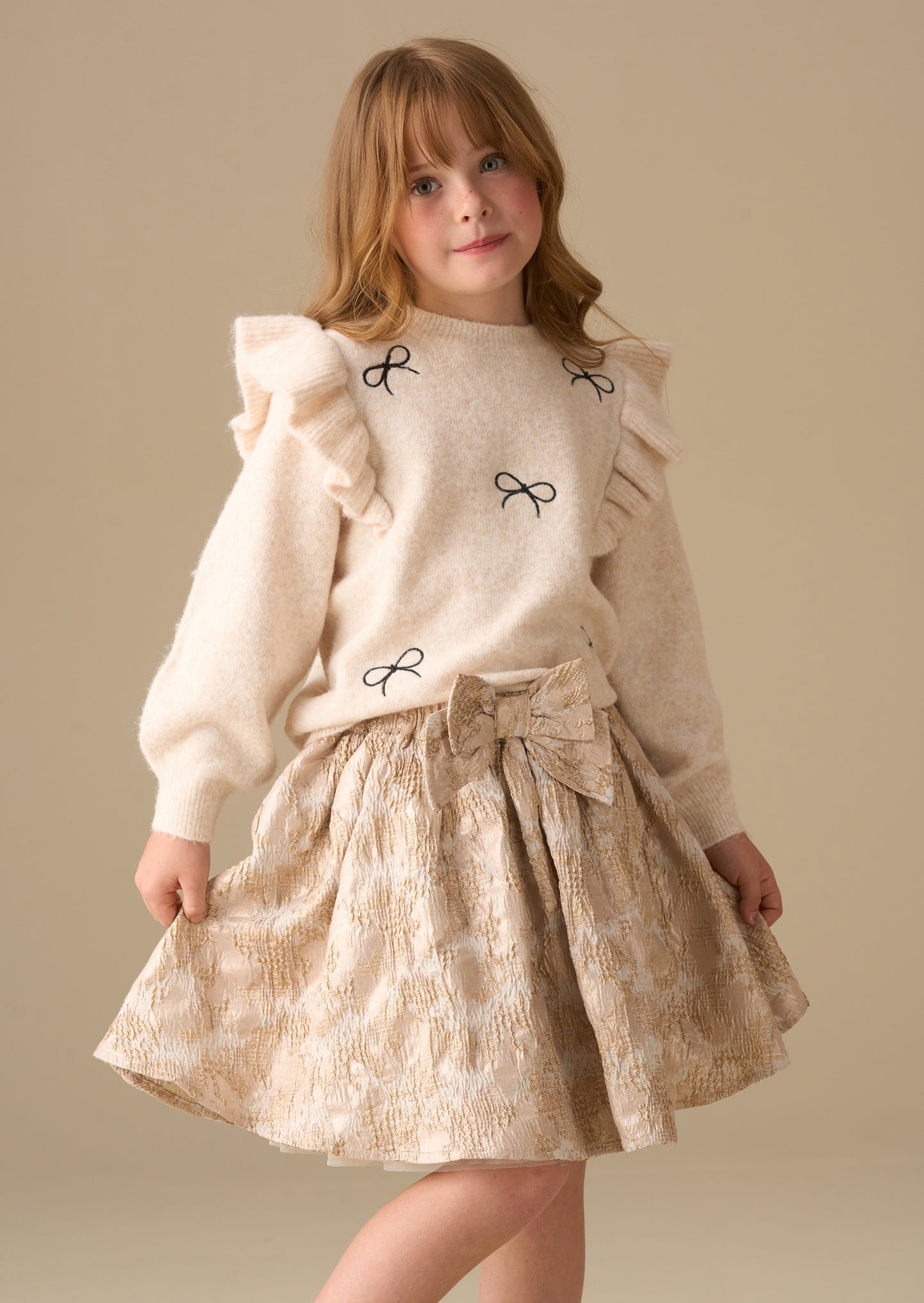 Camila Diamonte Ruffle Jumper