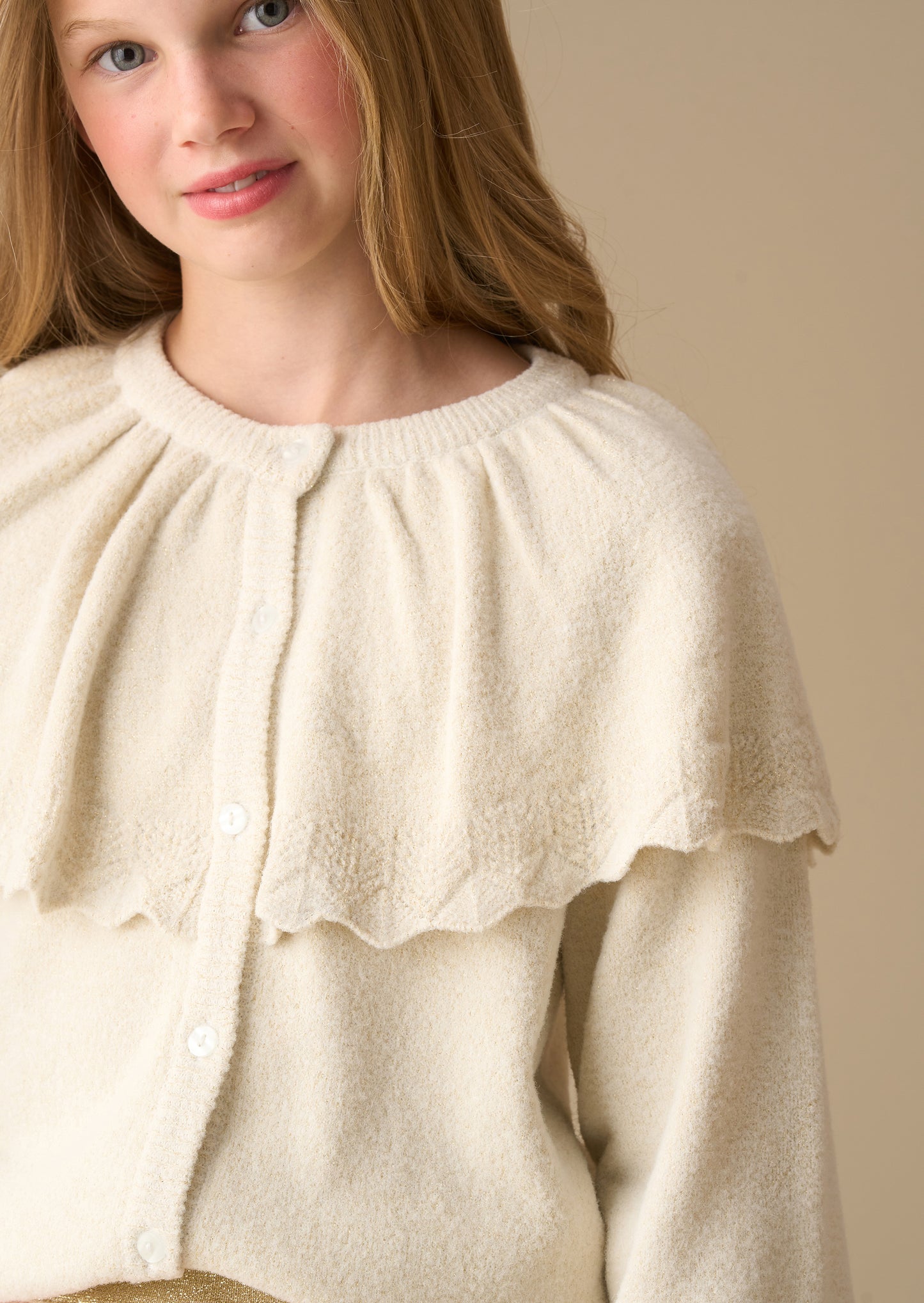 Elise Cape Collar Cardigan