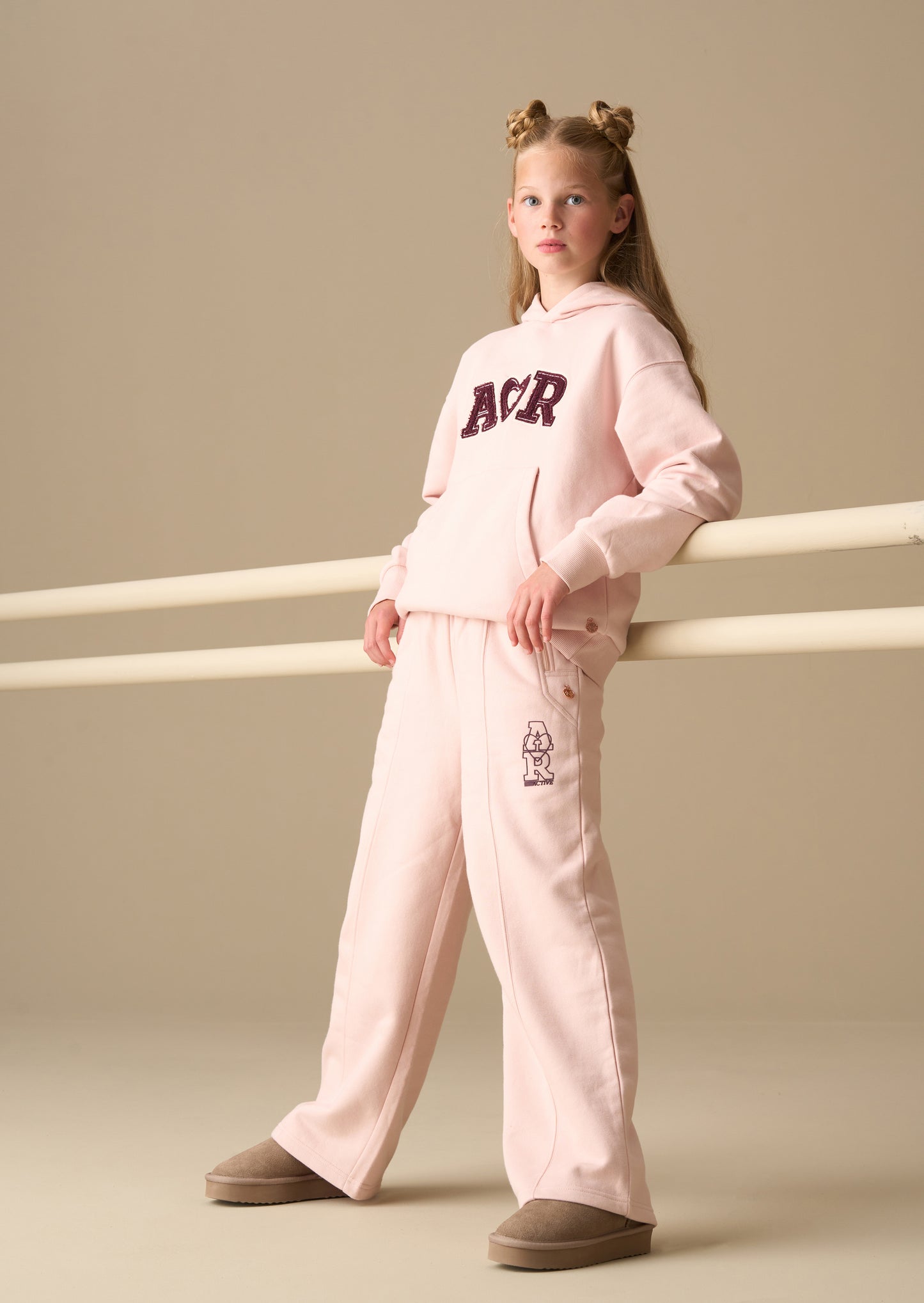 Lila Active Oversized Logo Hoodie