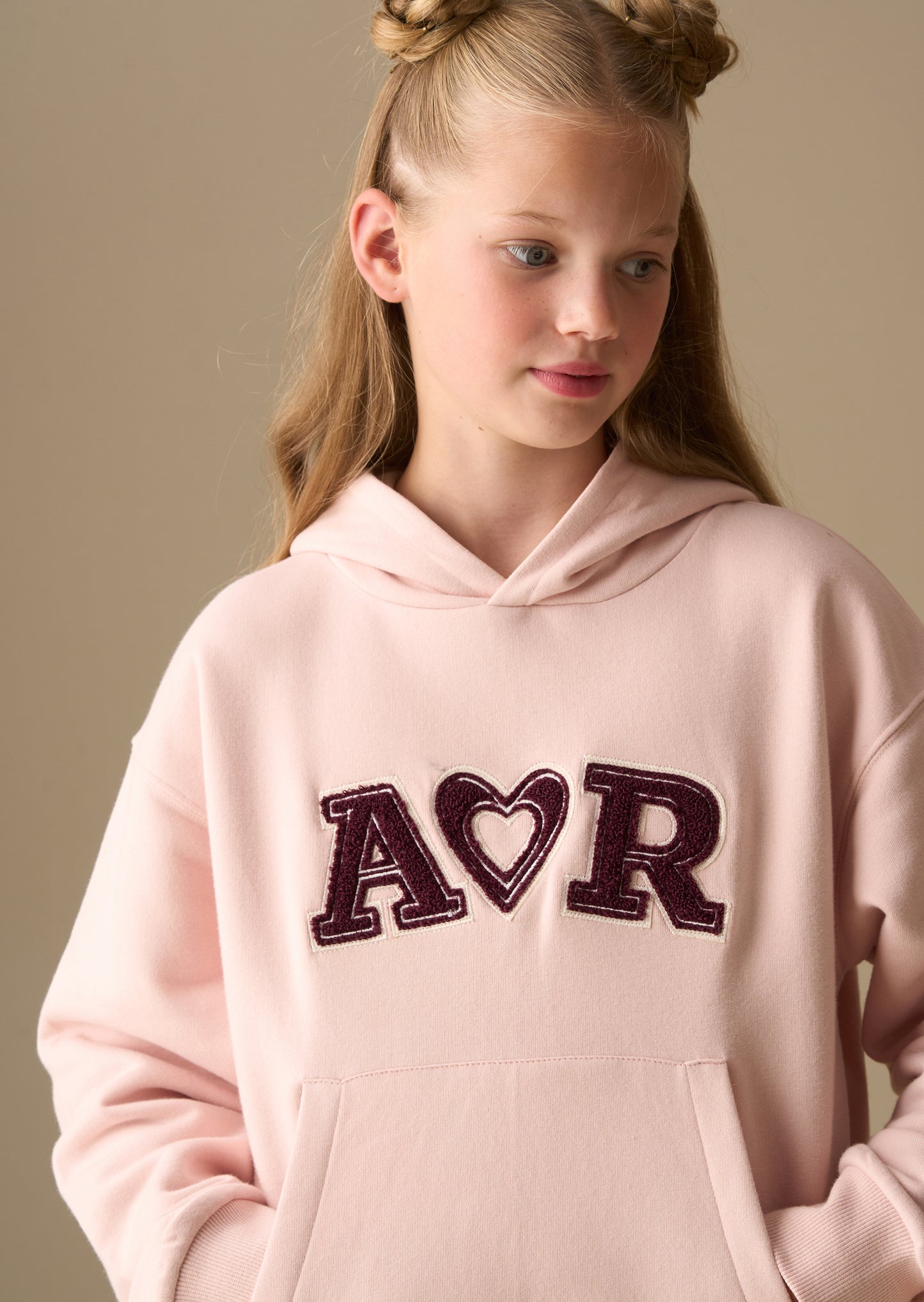 Lila Active Oversized Logo Hoodie