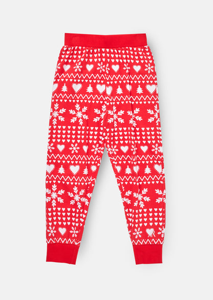 Fern Red Fairisle Pjs