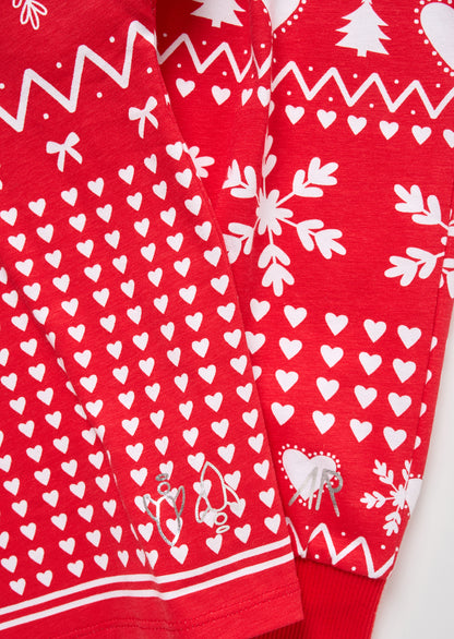 Fern Red Fairisle Pjs