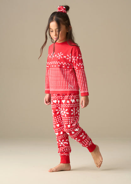 Fern Red Fairisle Pjs