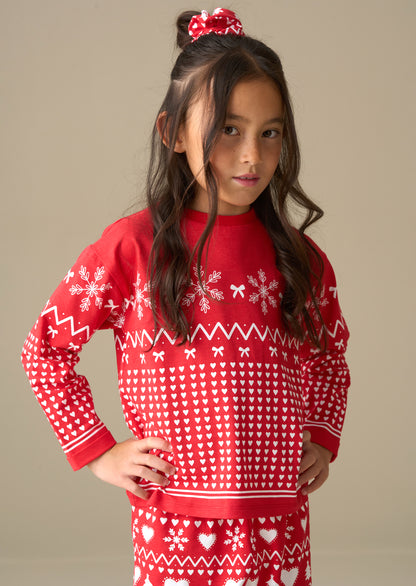 Fern Red Fairisle Pjs