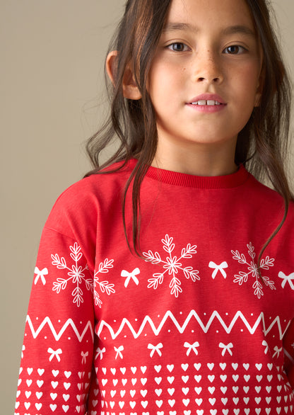 Fern Red Fairisle Pjs