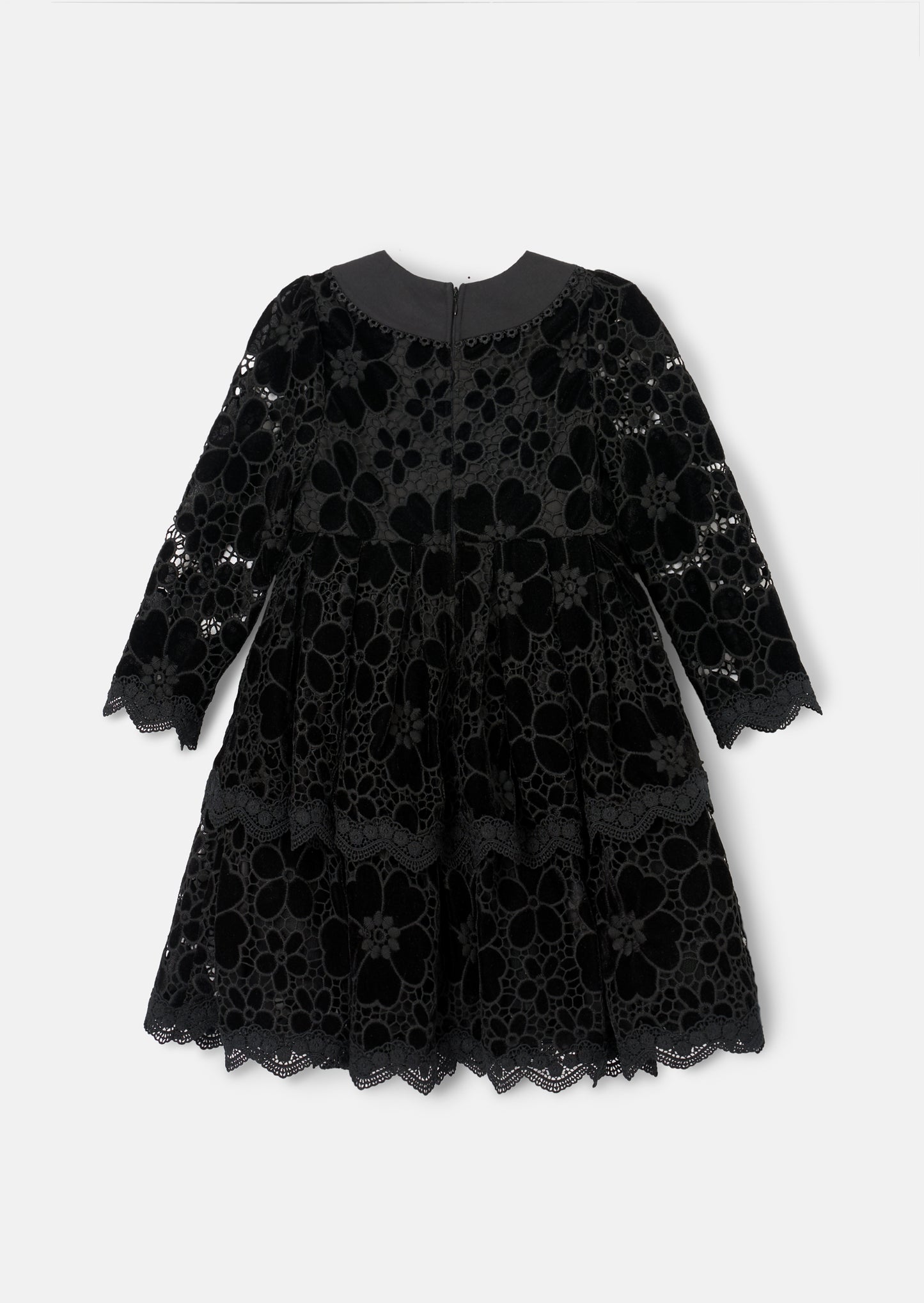 Mavea Velvet Lace Dress