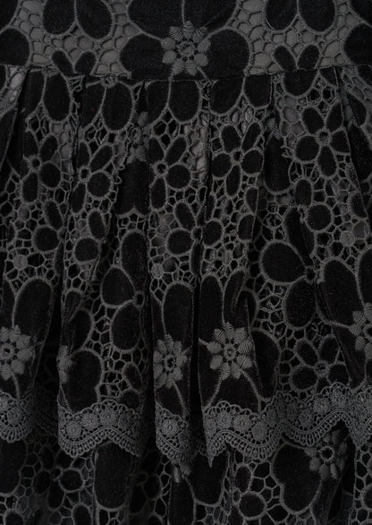Mavea Velvet Lace Dress
