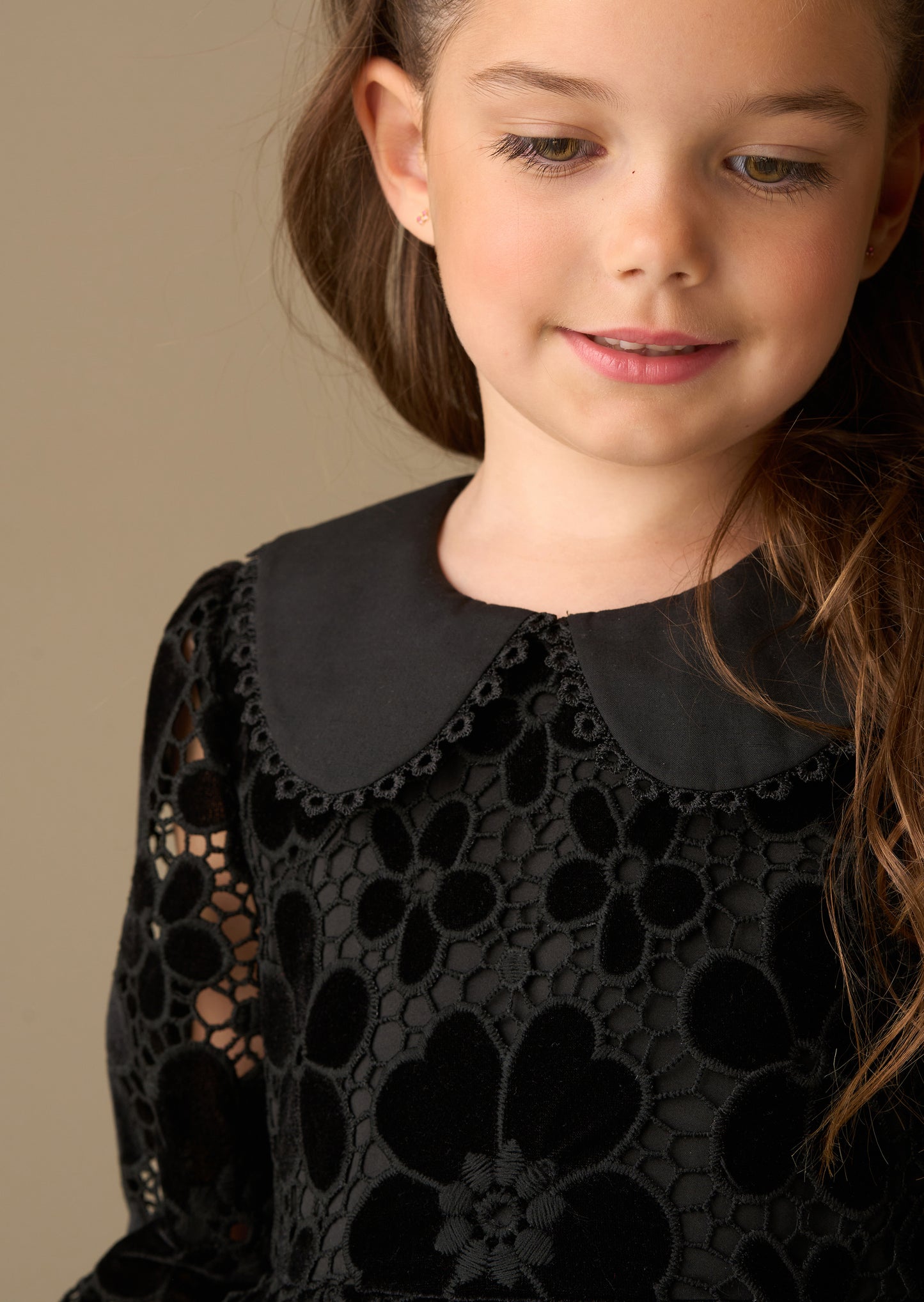 Mavea Velvet Lace Dress